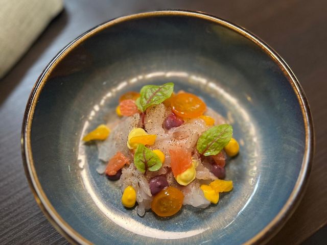 Auberge du Grand Jet Ceviche de Daurade & Agrumes